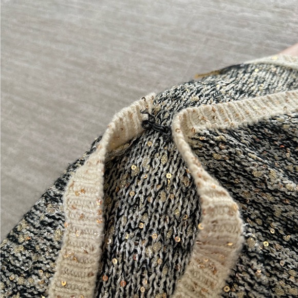 Sequin knit cardigan size s - Picture 5 of 5